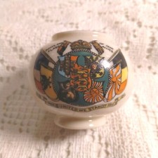 Crested Ware Arcadian China Urn United We Stand Arms & Flags Allies Norwich 