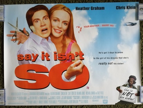 SAY IT ISN'T SO (2001) Original UK Quad Movie Poster Chris Klein