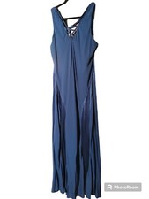 SALE Portrait Stunning Size22 Navy Blue/Midnight Garden Long Evening Dress BNWT 