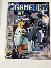 Sept 1997 Detroit Lions Barry Sanders On Cover vs Packers Game Program-Ex ++