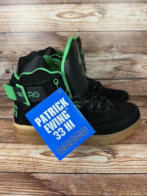 Men Patrick Ewing 33 Hi High Top Black Orion Basketball Shoe Size 10
