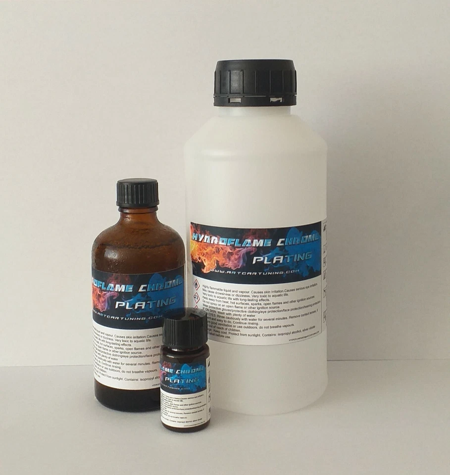 CHROME PAINT SPRAY BRUSH MIRROR 99% CRAFT ART DECORATION RESTORATION - Image 4 of 4