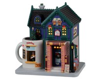 Lemax 35038 - Books And Brews Café - Weihnachtsdorf Winterdorf Neu