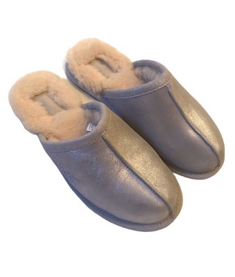 ugg silver sparkle slippers