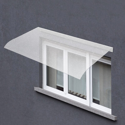 Front Door Window Awning Patio Canopy Rain Cover UV Protected Eaves US STOCK