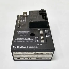 Littelfuse HRV43AE Solid-State Timer 30A @ 240VAC, 0.2-12.6 min Range HRVU7BE