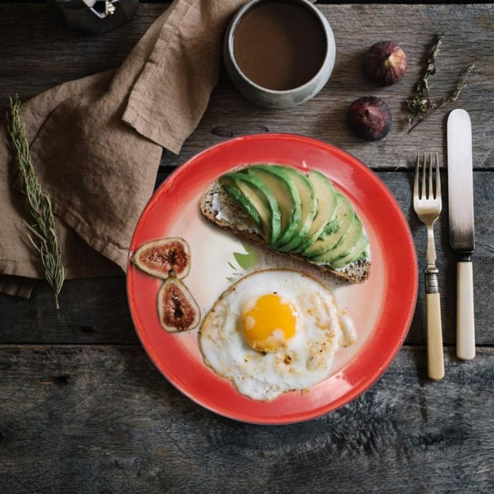 Nostalgic Theme Iron Enamel Dish Plate Iron Enamel Food Storage Tray