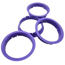 4x Zentrierringe 63 3 - 60 1 / 63,3 mm auf 60,1 mm Lila / 63,3 mm - 60,1 mm