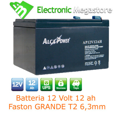 Fiamm FG21202 Batteria Al Piombo Ricaricabile 12V 12Ah - Foto 10