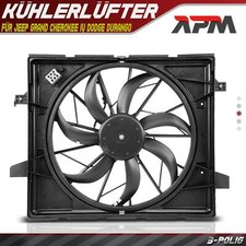 Cooling Fan Radiator Cooling For Jeep Grand Cherokee IV WK Dodge Durango WD