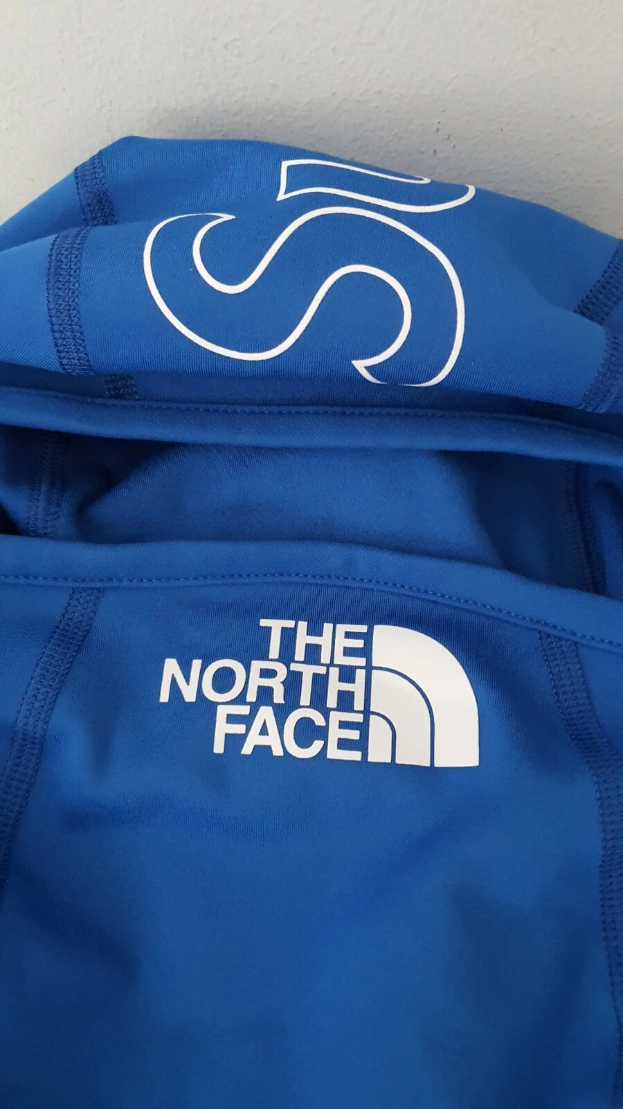 Top SS22 Supreme x The North Face Base Layer L S con cappuccio blu XXL TNF 2XL nuovo