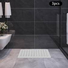 3 Packs 304 Stainless Steel Channel Drain Grate Cover 22.8"x11.8" In/Outdoor