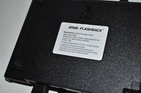 Atari Flashback H10607 Black Wired Console & Controllers Tested & Working(MHL99)