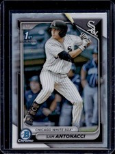 2024 Bowman Draft Sam Antonacci Chrome Refractor 1st Prospect #BDC-158 White Sox