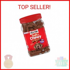 Milk-Bone Soft  Chewy Dog Treats, Beef  Filet Mignon Recipe, 25 Ounce