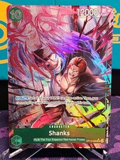 Shanks OP13-028 OP-13 Super Rare Alt Art Foil 12000 Power English