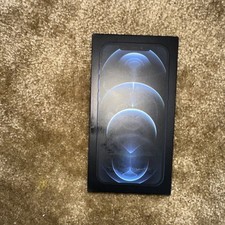 Apple iPhone 12 Pro Max Pacific Blue EMPTY BOX ONLY Free Shipping Clean