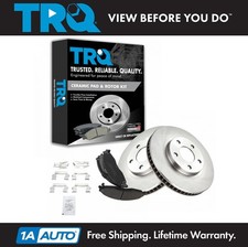 Trq Front Premium Posi Ceramic Disc Brake Pads Rotor Kit For Camaro Firebird