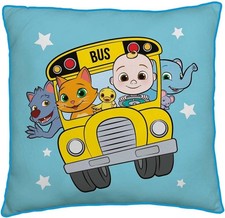Cocomelon quadratisches Kissen zweiseitig Polyester gefüllt Youtube Kinder Figuren