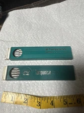 VINTAGE MECHANICAL PENCIL  BEROL TURQUOISE EAGLE DRAWING LEADS 2H  HB Set Of 2