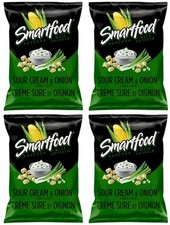 Smartfood Sour Cream  Onion Flavor Seasoned Popcorn, 175g 4 Pack 