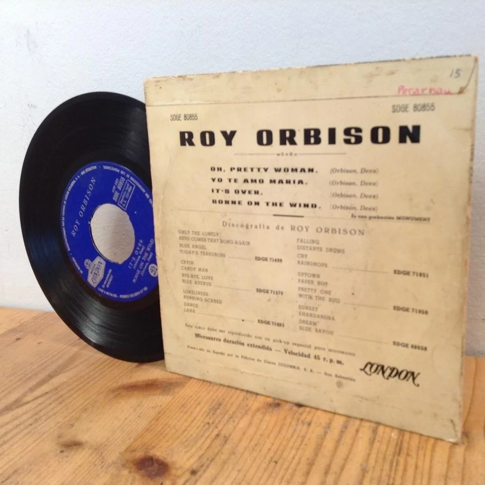 ROY ORBISON [OH PRETTY WOMAN] 1964 SPANISH EP 45 London - Image 2 of 4