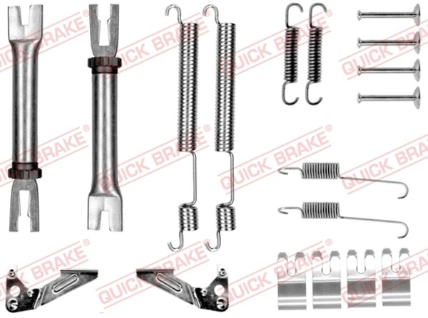 ZubehöRsatz Bremsbacken Quick Brake 105-0053S FüR Vw Polo Skoda NH3 NH1 5 602-image