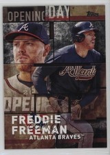 2018 Topps MLB Opening Day Black Freddie Freeman #OD-12 0c4