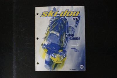 Ski-Doo 2002 Shop Manual Volume 2 Mach Z Sport Tech Plus OEM Repair