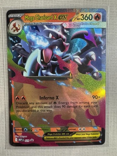 Mega Charizard X EX 029 Pokemon Mega Evolution Promo Holo NM
