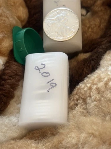 2019 SILVER  AMERICAN EAGLE COINS ROLL OF 20, BU