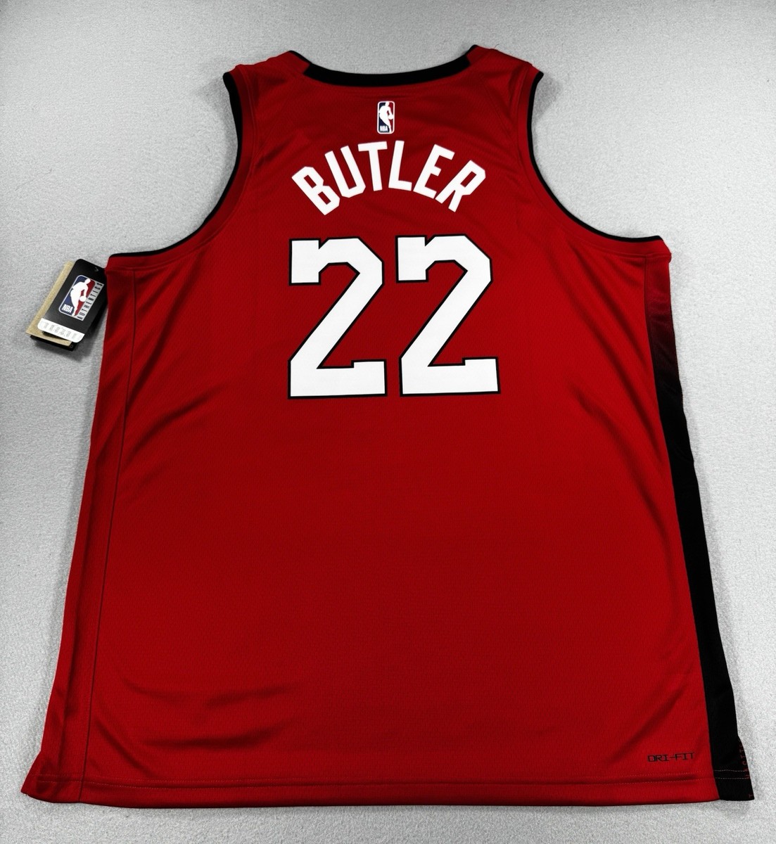 Miami Heat Jimmy Butler #22 Culture Red Nike NBA Jersey Mens 52-XL