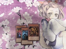 Egyptian God Cards Set Obelisk, Slifer, & Ra LDK2 Ultra Rare NM YUGIOH