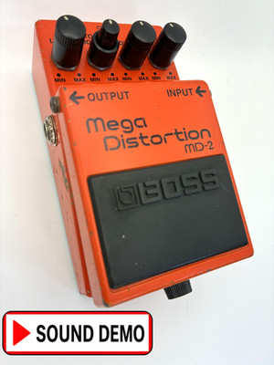 BOSS MD-2 Mega Distortion Guitar Pedal Tested Taiwan From Japan With Demo