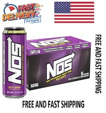 NOS GT Grape: High Performance Energy Drink. 16 Fl oz (Pack of 15)