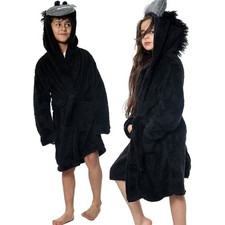 A2Z 4 Kids Super Soft 3D Gorilla Animal Hooded Bathrobe Dressing Gown Beach Robe