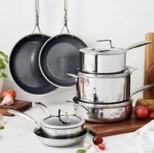 Henckels Paradigm Stainless Steel Cookware Set, 11 Piece