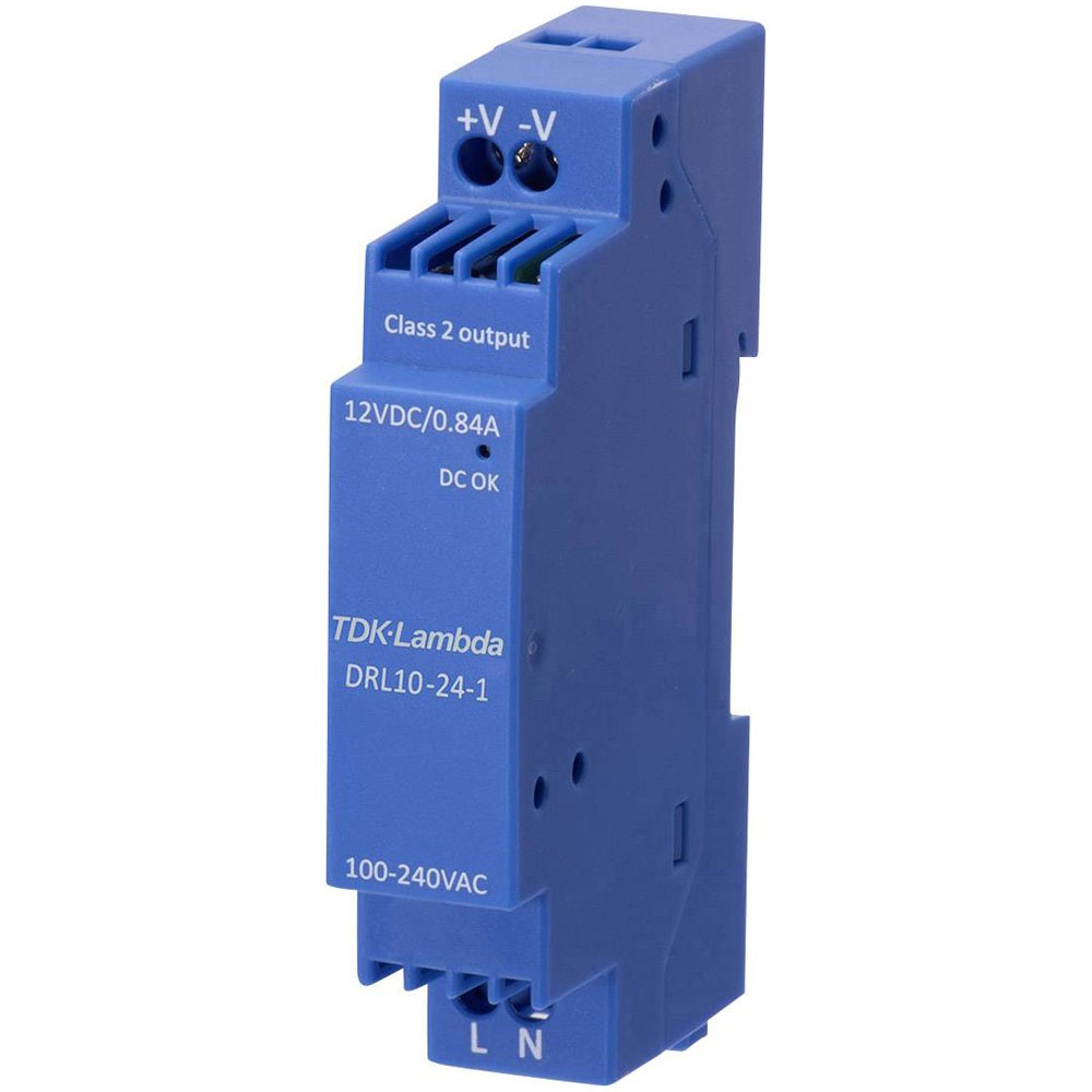TDK-Lambda DRL Rail PSU DIN 12V 0.84A 10.08W 1piece 3kV AC Input