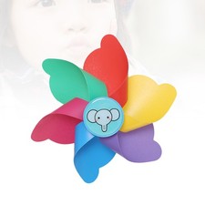 Bunte Plastikwindrad-Windrad-Spielzeug für Windwillige Spielzeug