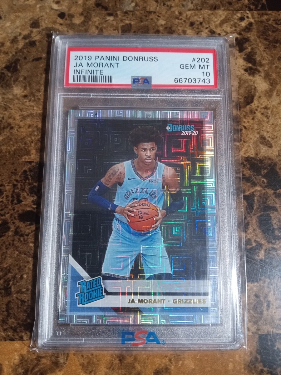 PSA 10 2019 Panini Donruss Ja Morant Infinite Rated Rookie RC PSA 10 2019 Panini Donruss Ja Morant Infinite Rated Rookie RC
