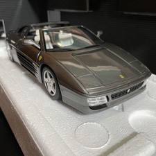 GT Spirit Ferrari 348 GTS 1/18 Gray Diecast Model Car for Collectors