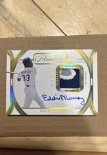 2024 Flawless Eddie Murray Patch Auto /10 On Card 5/10
