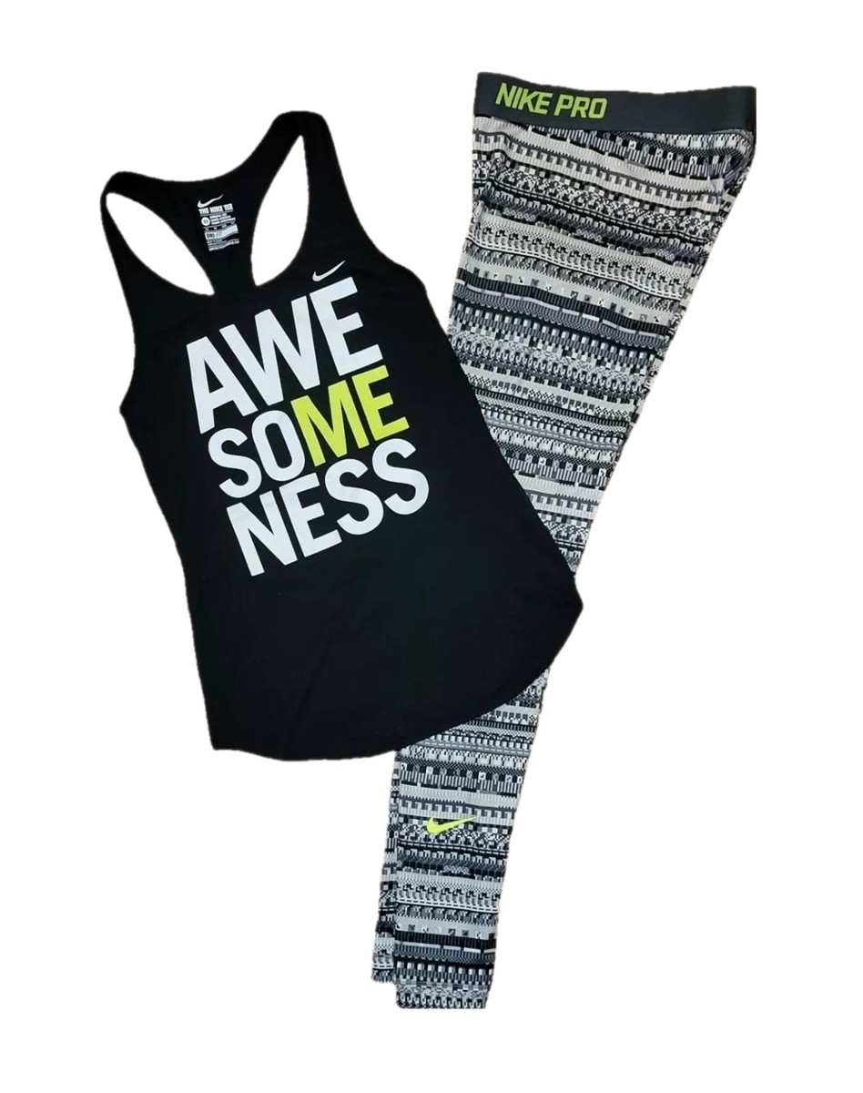 nike pro hyperwarm set