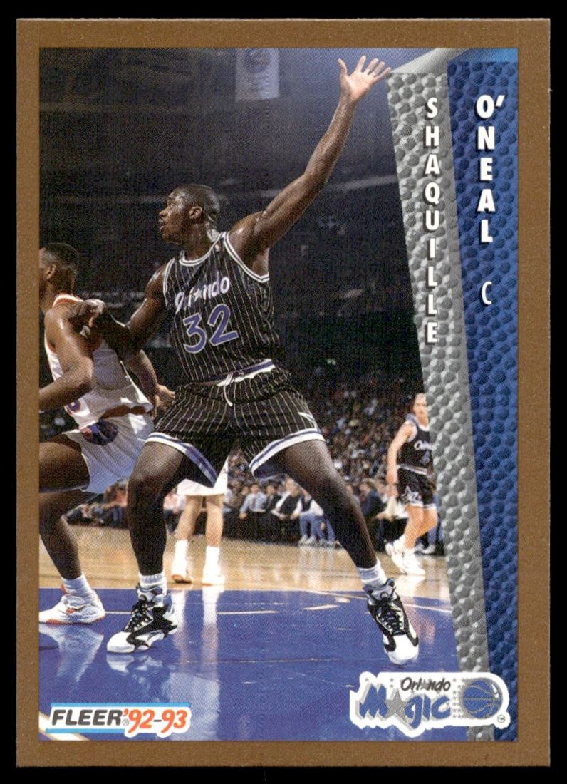 1992-93 Fleer Shaquille O'Neal Rookie Orlando Magic #401 A1