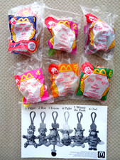 McDonald's Disney's Tigger Plush Clips Complete Mint Set of 6