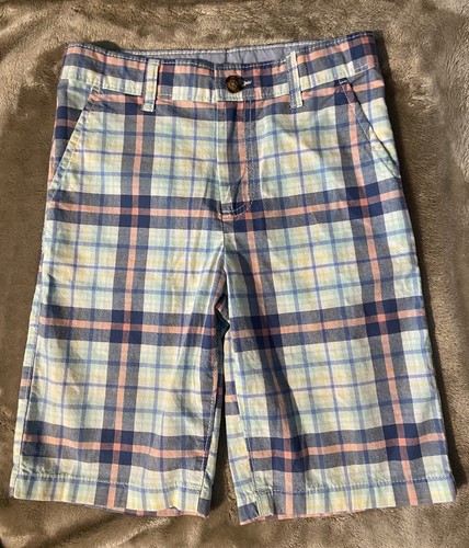 Carters Plaid Shorts Boys Size 8 Barely Worn Boys Clothing 100% COTTON - Picture 1 of 4