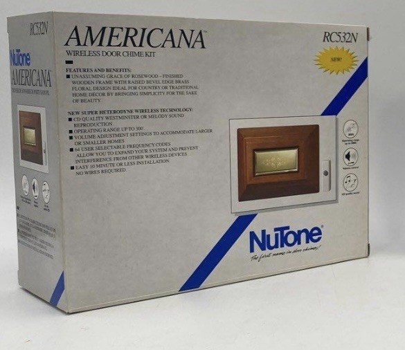 Broan-NuTone Americana Wireless Door Bell Chime Kit Model RC