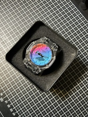 CasiOak  Sunset  - Casio G-SHOCK GA2100 Mod - Herrenuhr 44mm Silicone 