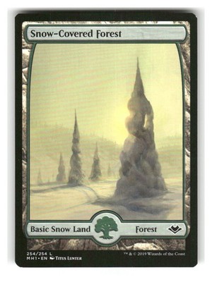 Snow-Covered Forest 254 Lightly Played Modern Horizons