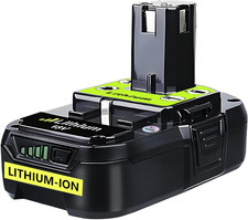 Replacement for Ryobi 18V Battery: 4.0Ah Lithium-Ion for P107 P108 P109 Cordless
